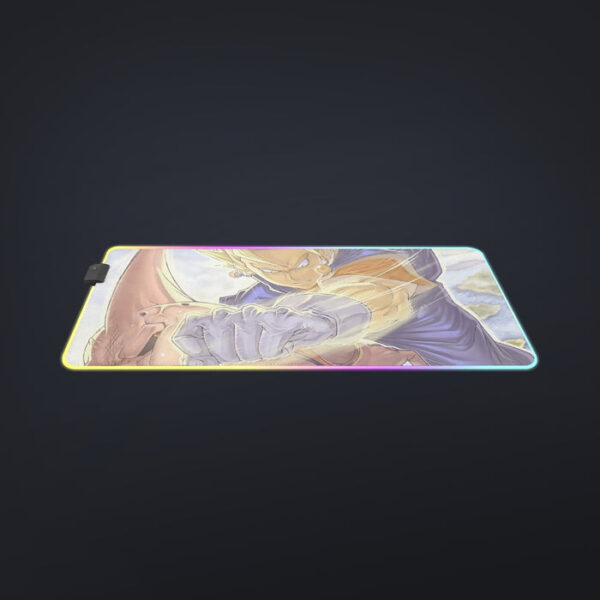 Dragon Ball Z Vegito Punching Super Buu cool LED  Mouse Pad