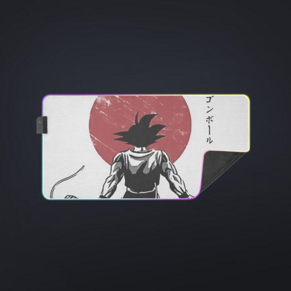 Goku With Red Moon Dragon Ball cool LED  Mouse Pad