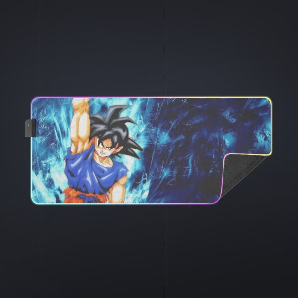 Dragon Ball Z Son Goku Cool Blue Aura Energy Ball cool LED Mouse Pad