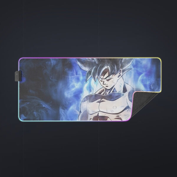 Dragon Ball Super Goku Ultra Instinct Blue Cool Casual cool LED Mouse Pad