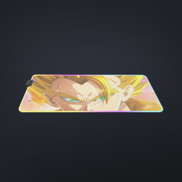 Dragon Ball Z Gogeta Super Saiyan Warrior Power Full Print Streetwear Cool Design cool LED Mouse Pad