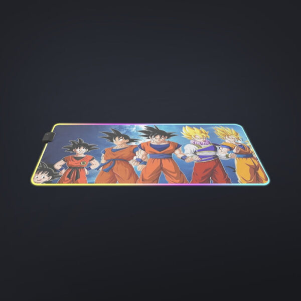 Dragon Ball Z Cool Goku Super Saiyan Transformation cool LED Mouse Pad