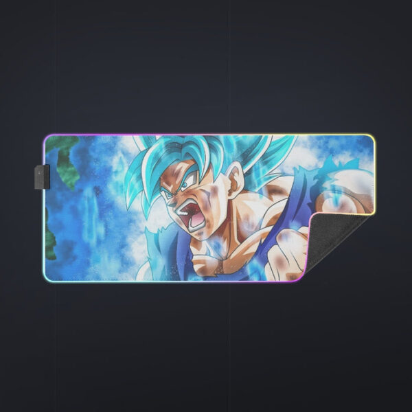 Dragon Ball Goku Blue Kaioken Ultra Instinct Epic 3D cool LED Mouse Pad