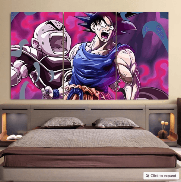 Dragon Ball Z Krillin Cool 3pc Canvas