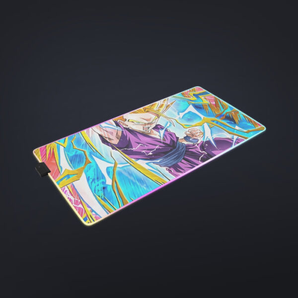 Teen Gohan Dragon Ball Full Tilt Kamehameha Super Saiyan 2 Cool LED Mouse Pad