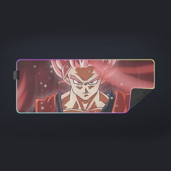 Dragon Ball Son Goku Super Saiyan Rose Portrait Cool LED Gaming Mouse Pad