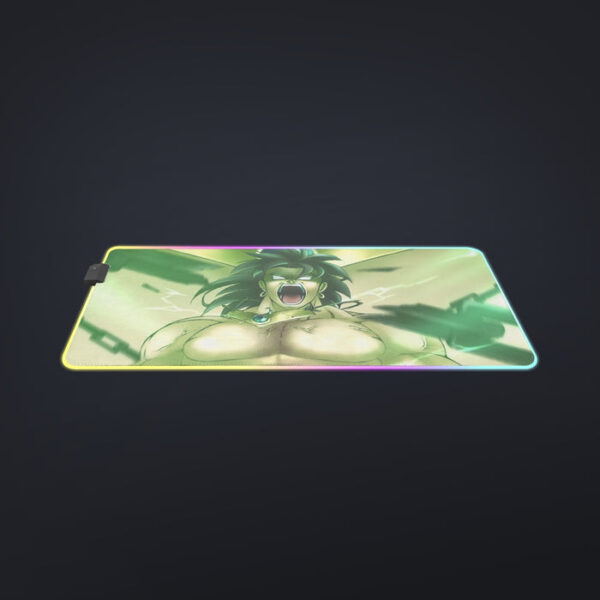 Dragon Ball Legendary Super Saiyan Broly 3D Full Print Streetwear Design cool LED Mouse Pad