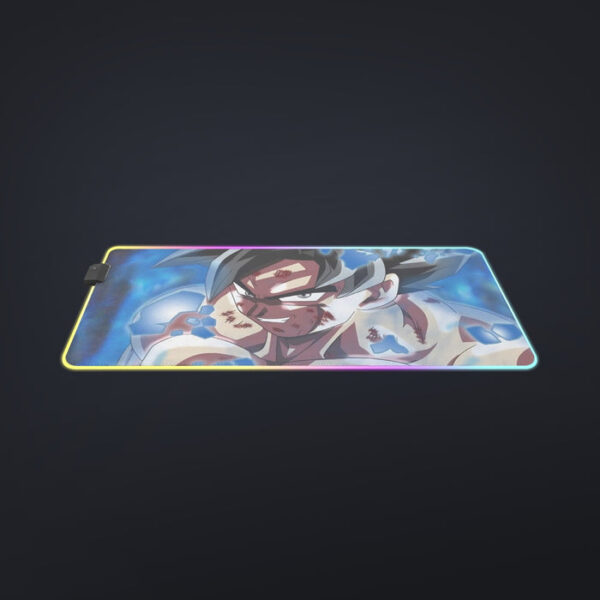 Dragon Ball Super Goku Blue Ultra Instinct Dope Grin cool LED Mouse Pad