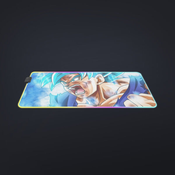 Dragon Ball Goku Blue Kaioken Ultra Instinct Epic 3D cool LED Mouse Pad