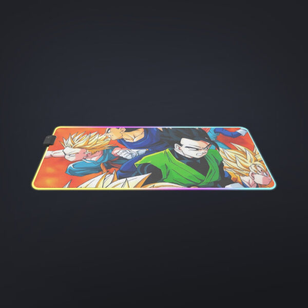 Dragon Ball Goku Super Saiyan 3 Vegeta Gohan Trending Design cool LED Mouse Pad