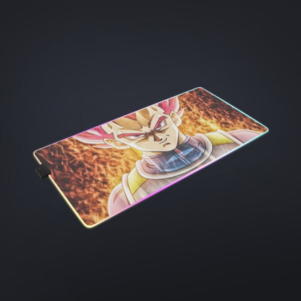 Dragon Ball Super Saiyan God Red Vegeta Cool Casual cool LED Mouse Pad