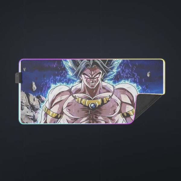 DBZ Legendary Super Saiyan Broly With Black Hair cool LED  Mouse Pad