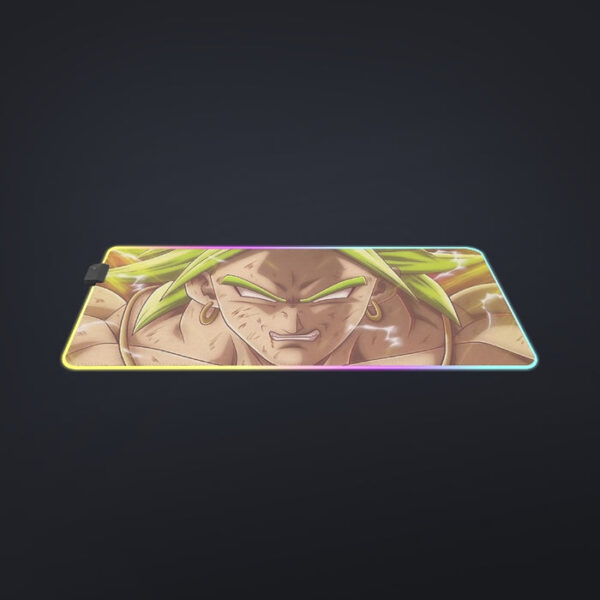 Dragon Ball Super Legendary Super Saiyan Broly White Eyes Custom cool LED Mouse Pad