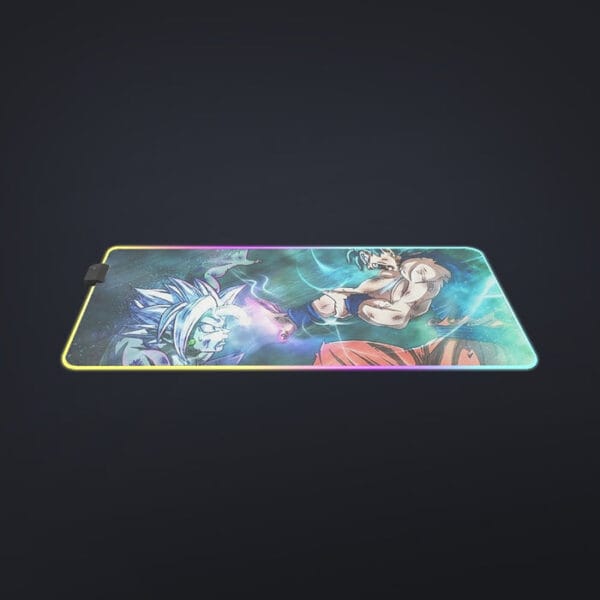 Dragon Ball Fused Zamasu Goku Blue Super Saiyan Epic  LED  Mouse Pad