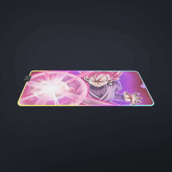 Goku Black Zamasu Super Saiyan Rose Powerful Aura Skills Dope cool LED Mouse Pad