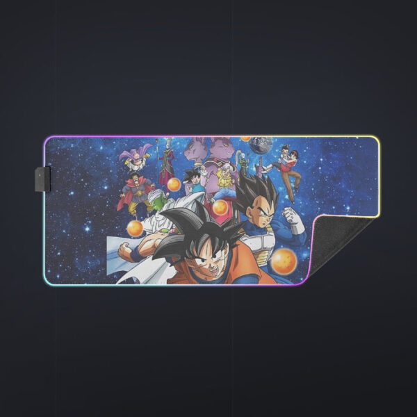 Dragon Ball Super Destruction Gods Goku Vegeta cool  LED Mouse Pad