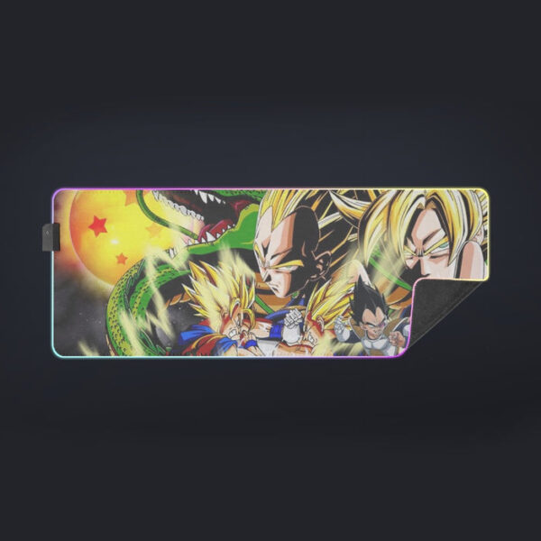 Dragon Ball GT Vegeta Transformations LED Mouse Pad