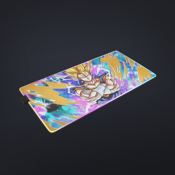 Dragon Ball Vegito Super Power Aura Thunder Earing Super Saiyan cool LED  Mouse Pad