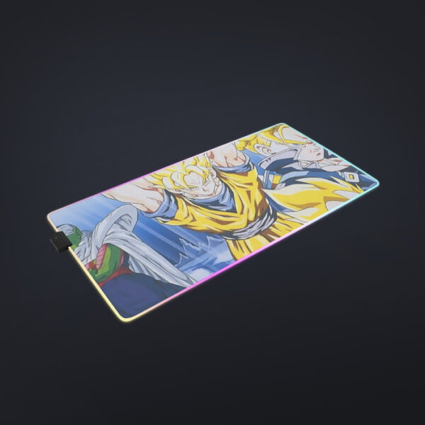 DBZ Goku Saiyan Spirit Bomb Vegeta Piccolo Gohan Trunks Vibrant Design  cool LED Mouse Pad