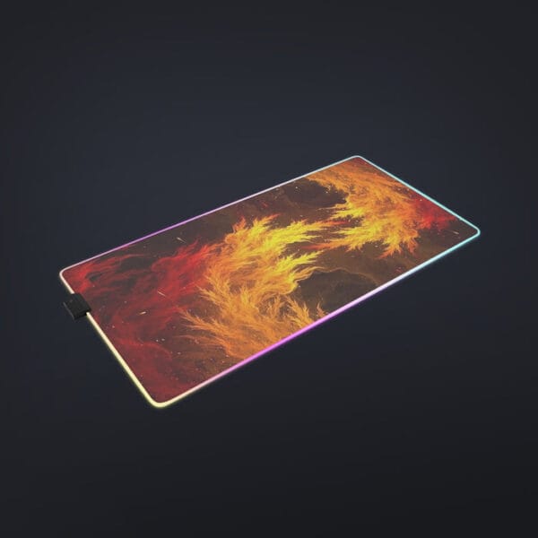 Dragon Ball Z Super Saiyan Orange Aura Dope Streetwear Cool LED Mouse Pad