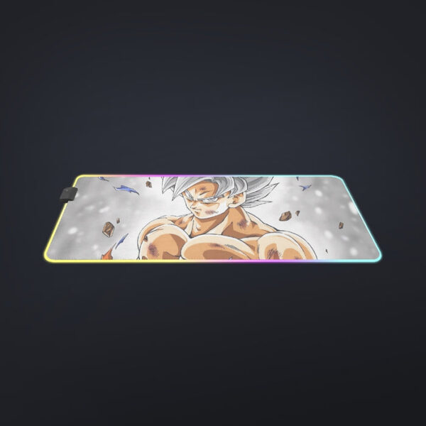 Goku Mastered Ultra Instinct cool LED Mouse Pad