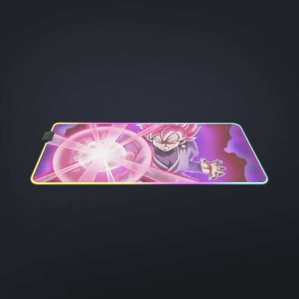 Goku Black Zamasu Super Saiyan Rose Powerful Aura Skills Dope cool LED Mouse Pad