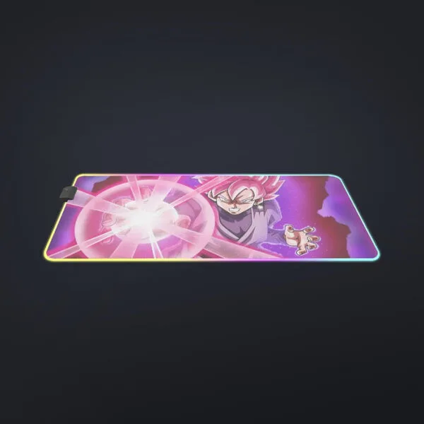 Goku Black Zamasu Super Saiyan Rose Powerful Aura Skills Dope cool LED Mouse Pad