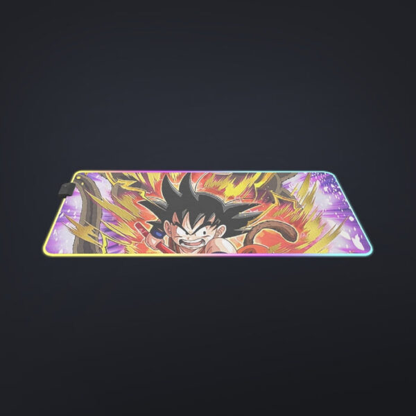 Great Ape Monkey Warrior Angry Kid Goku Fighting 3D cool LED Mouse Pad