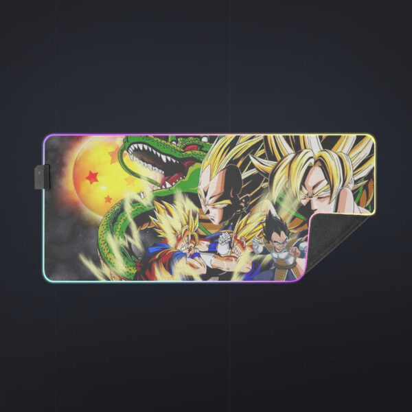 Dragon Ball GT Vegeta Transformations LED Mouse Pad