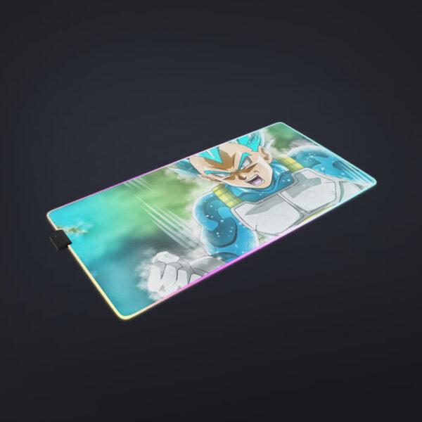 Dragon Ball Super Blue Vegeta Super Saiyan God Cool  cool LED  Mouse Pad