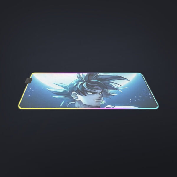 Dragon Ball Super Goku Black Cool Night Blue Sea cool LED Mouse Pad