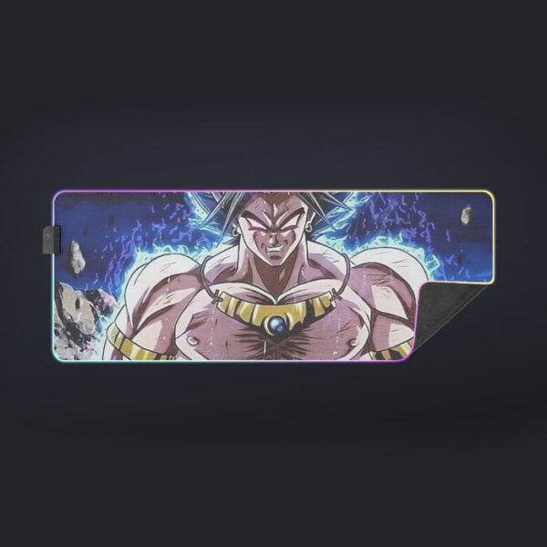 DBZ Legendary Super Saiyan Broly With Black Hair cool LED  Mouse Pad