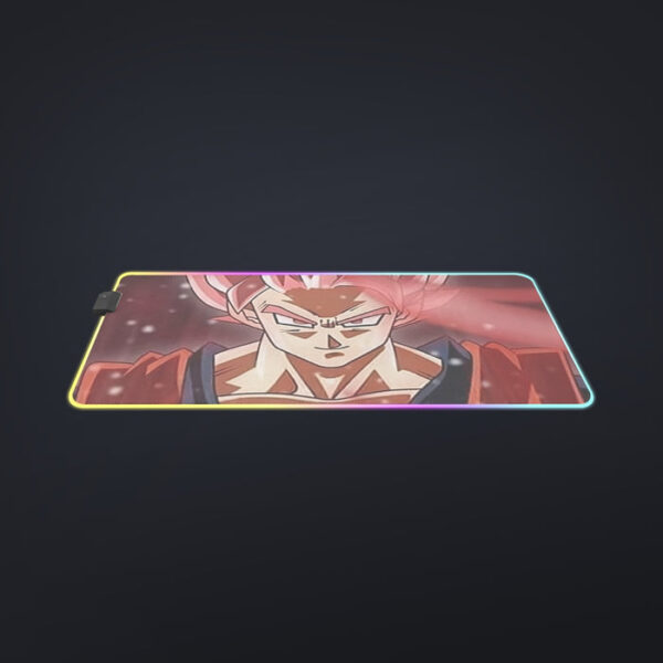 Dragon Ball Son Goku Super Saiyan Rose Portrait Cool LED Gaming Mouse Pad