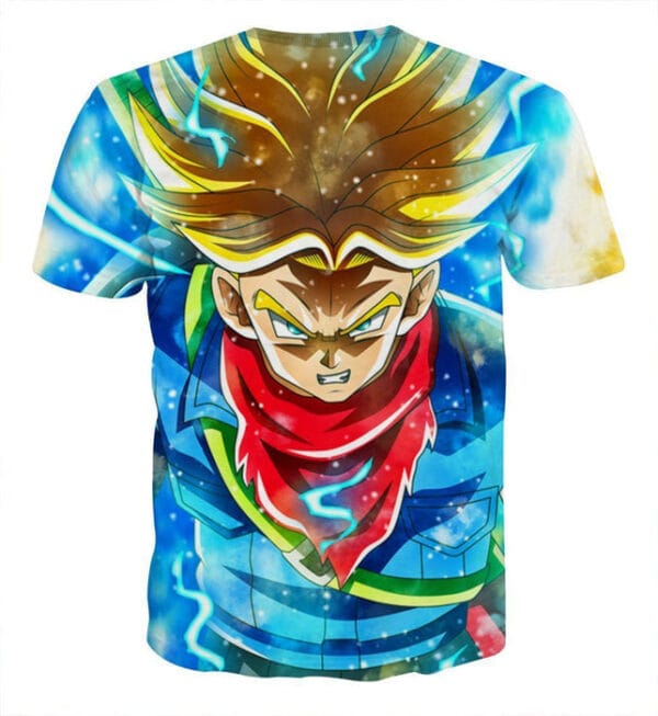 DBZ Rage Super Saiyan Trunks Portrait Unique Style T-shirt