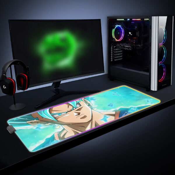 Dragon Ball Super Vegito Blue Super Saiyan Cool 3D cool LED Mouse Pad