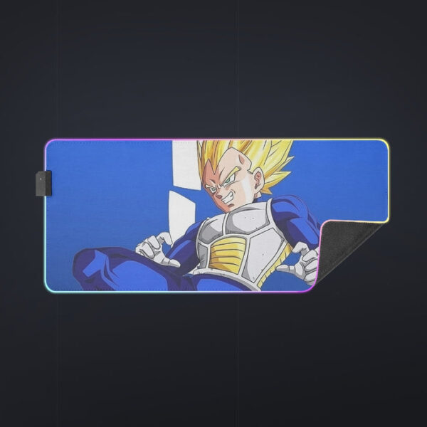 Vegeta With Background Word Dragon Ball cool LED  Mouse Pad