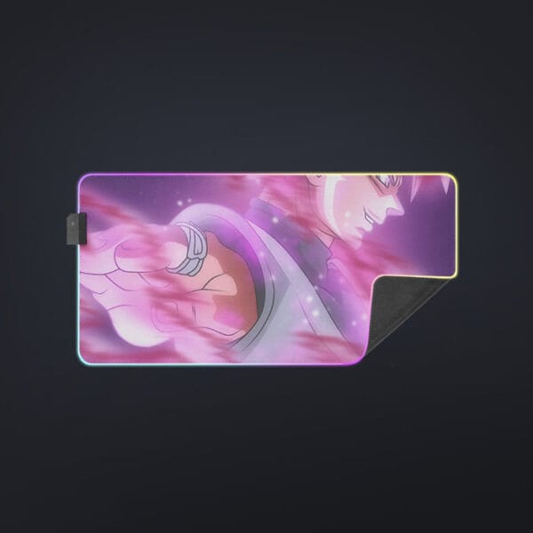 Dragon Ball Super Saiyan Black Goku Rose Cool Casual cool LED  Mouse Pad