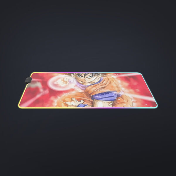 Dragon Ball Super Goku Red Kaioken Energy Epic Punch cool LED Mouse Pad