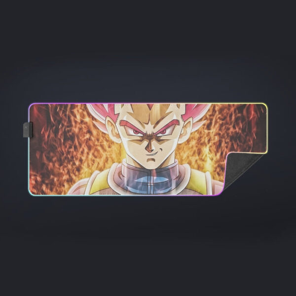 Dragon Ball Super Saiyan God Red Vegeta Cool Casual cool LED Mouse Pad