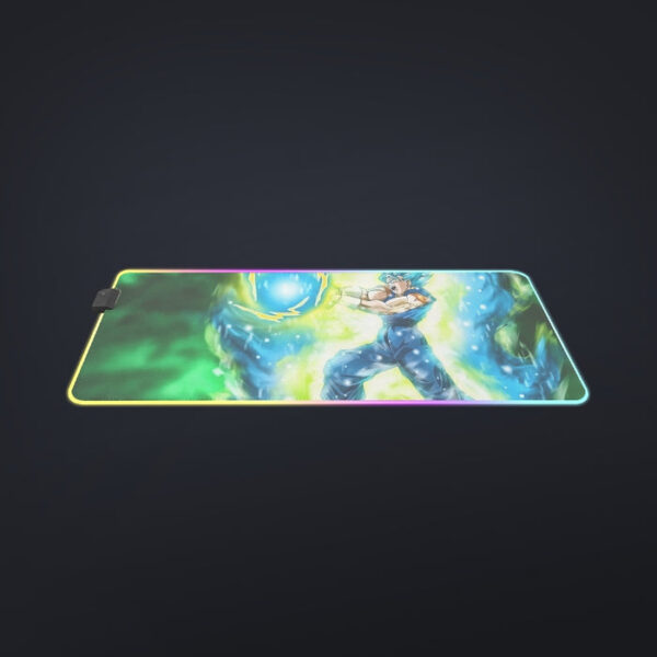 DBZ Goku Super Saiyan Blue SSGSS Kamehameha Power Attack coll  LED Mouse Pad