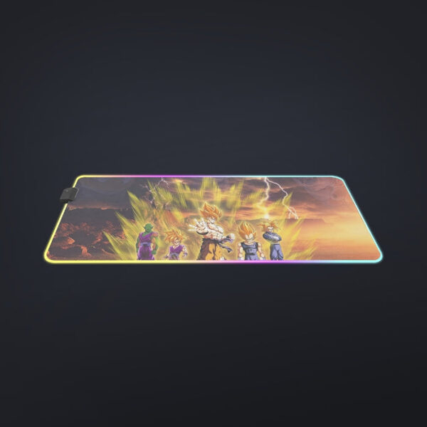 Piccolo Goku And Vegeta Dragon Ball Z  cool LED  Mouse Pad