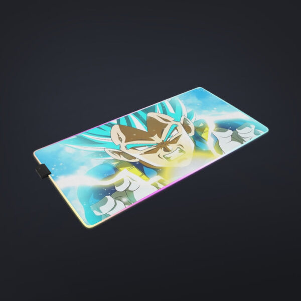 Dragon Ball Blue Vegeta Super Saiyan God Kamehameha cool LED Mouse Pad