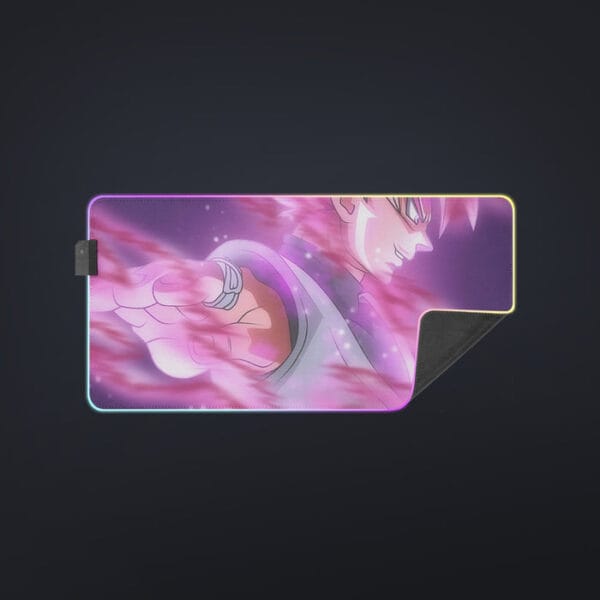 Dragon Ball Super Saiyan Black Goku Rose Cool Casual cool LED  Mouse Pad