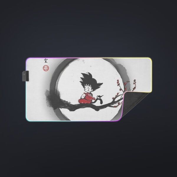 Young Goku Tee cool  LED  Mouse Pad