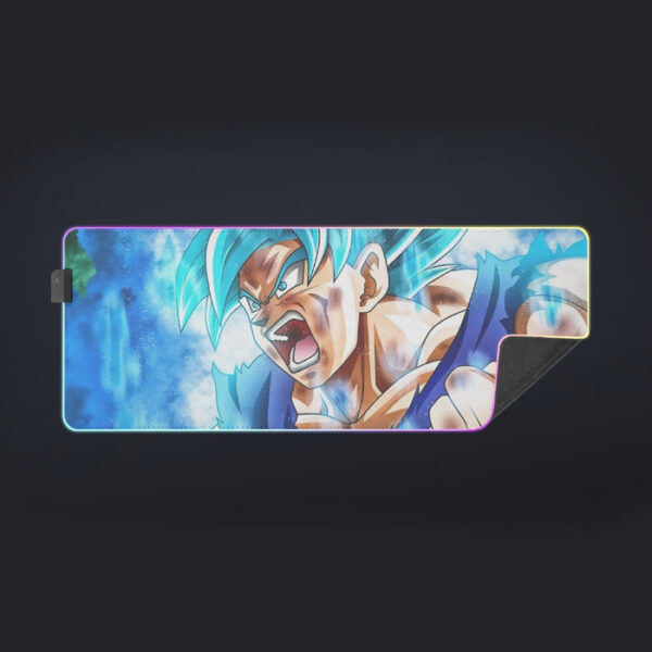 Dragon Ball Goku Blue Kaioken Ultra Instinct Epic 3D cool LED Mouse Pad