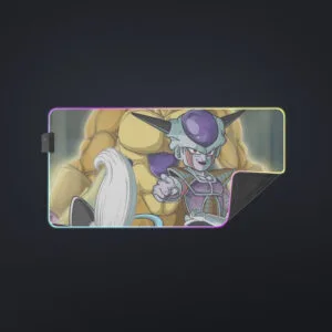 Dragon Ball Goku Vegeta Super Saiyan God Blue SSGSS Fight Villains cool LED  Mouse Pad