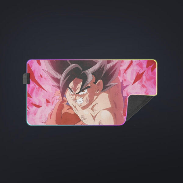 Dragon Ball Super Bruised Goku Red Kaioken Streetwear cool LED Mouse Pad