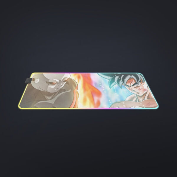 Dragon Ball Super Goku vs Jiren Overflowing Aura cool LED Mouse Pad