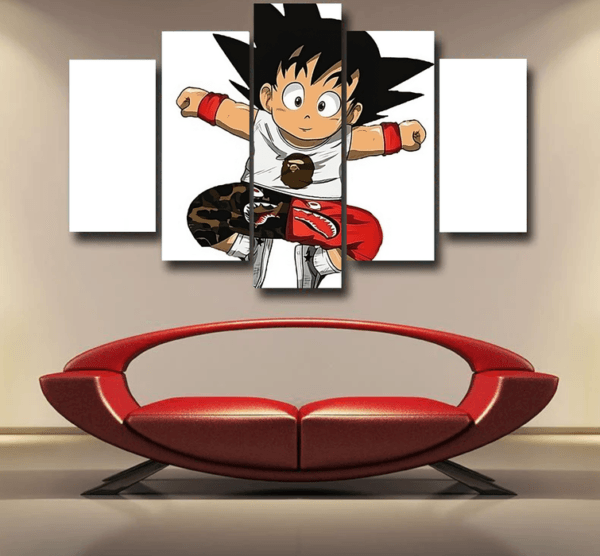 Supreme Goku Dragon Ball Z Epic 5pc Canvas