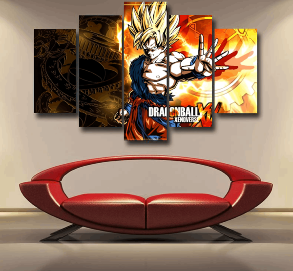 Dragon Ball Xenoverse Epic 5pc Canvas